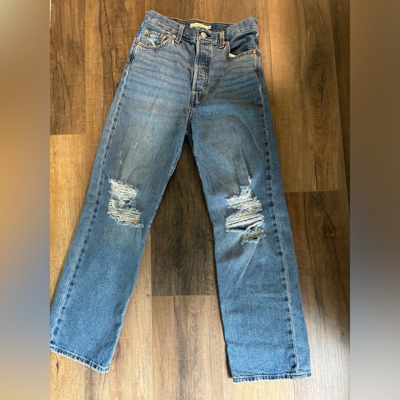 Nwot levi ribcage straight ankle jeans - Picture 5 of 7